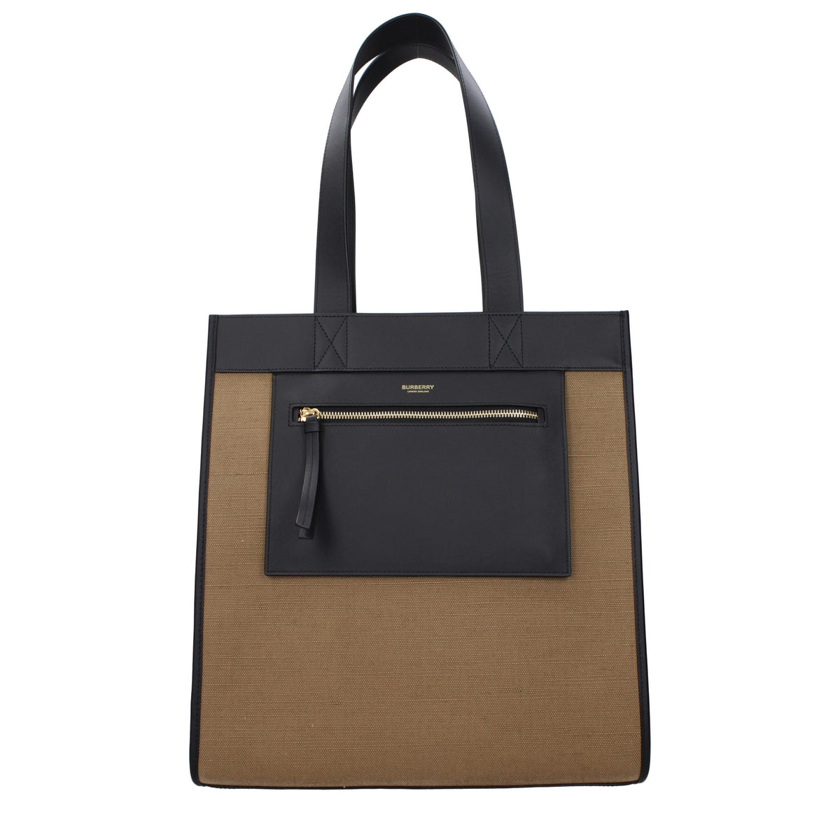 Burberry Brown Fabric Shoulder Bag