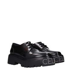 Celine Black Leather Formal Shoes