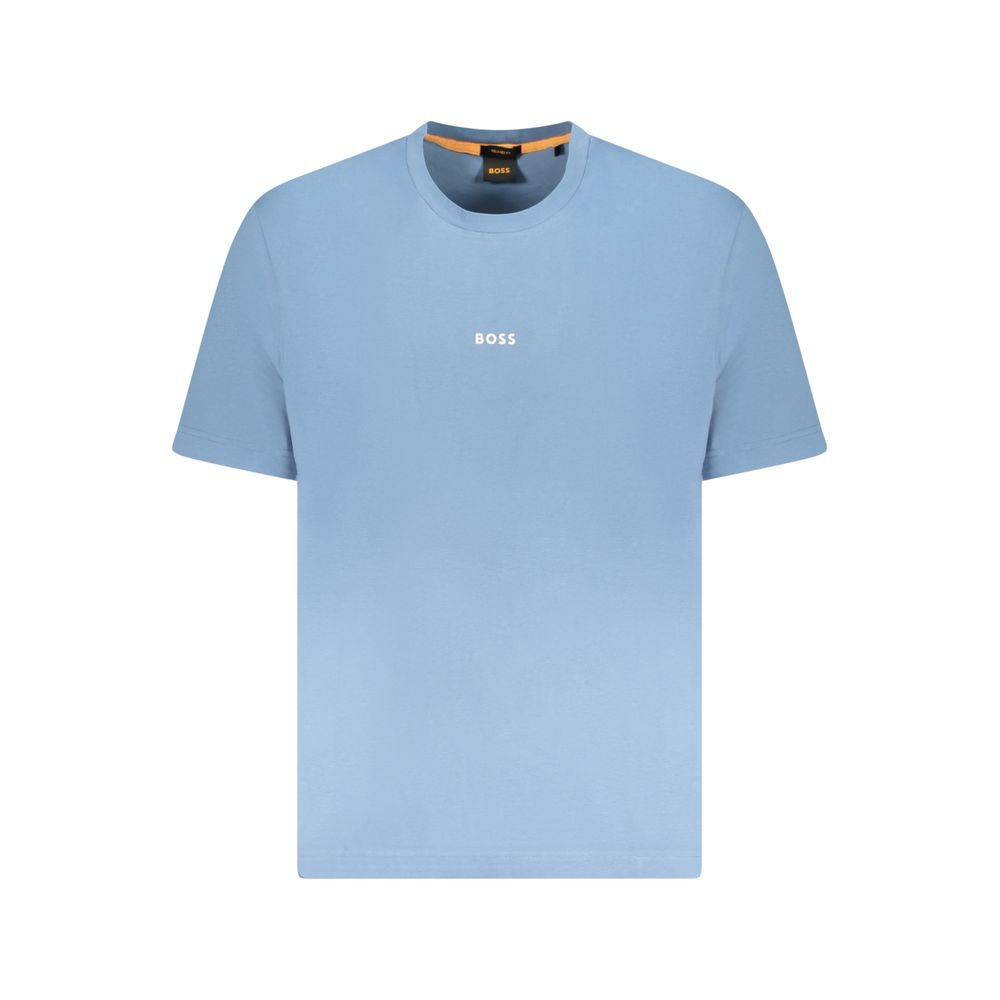 Hugo Boss Blue Cotton T-Shirt