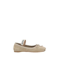Miu Miu Suede Ballerinas