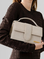 Jacquemus Le Grand Bambino Light Grey Bag